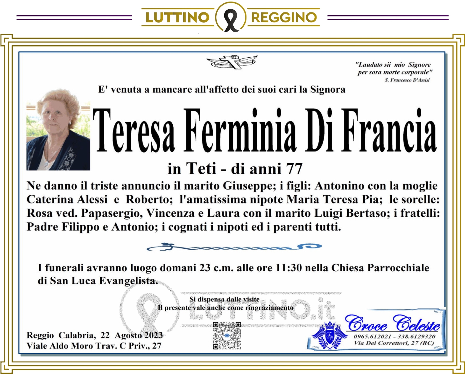 Teresa Ferminia Di Francia
